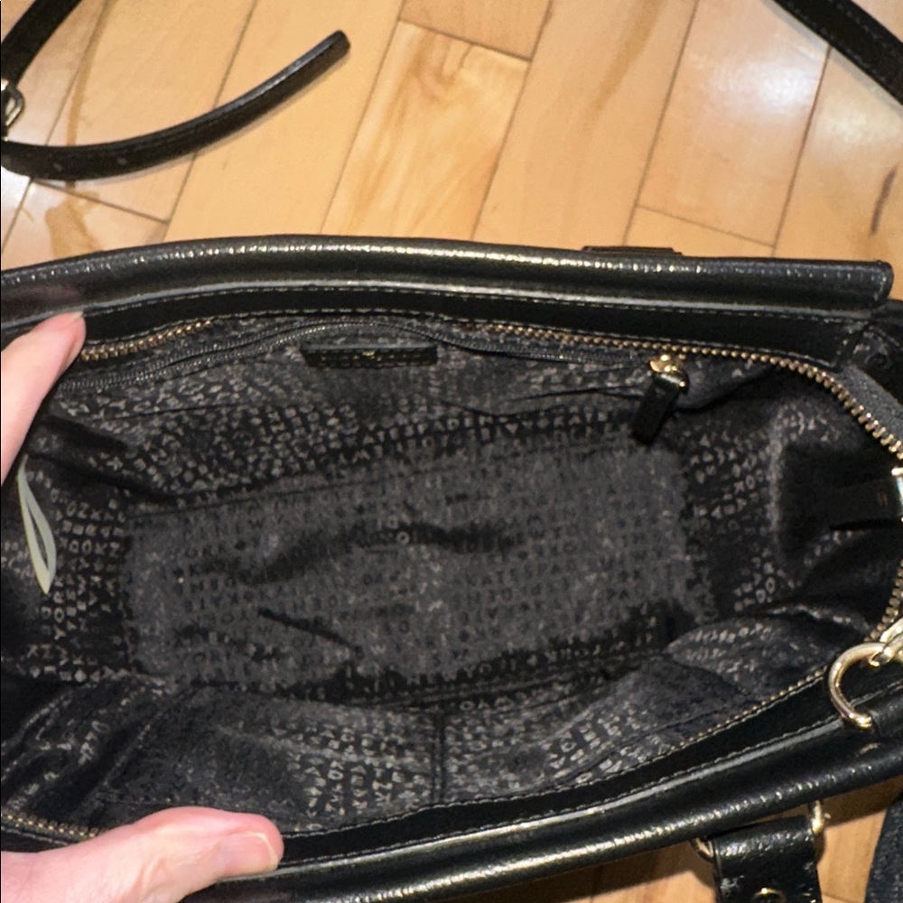 Kate Spade Black Leather Satchel Bag - Picture 7 of 9